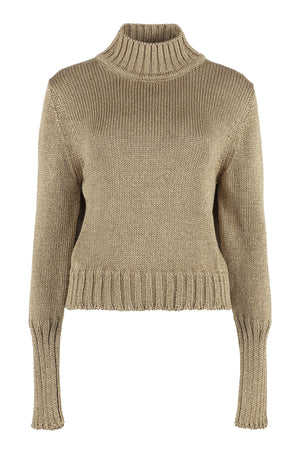 Lurex knit sweater-0